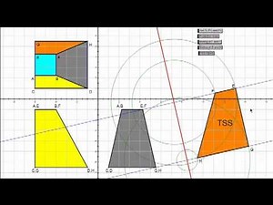 Descriptive geometry, True size and shape