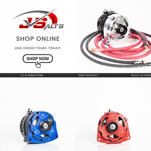 2.4K views · 34 reactions | High performance needs high power. JS Alternators’ Billet High Output Alternator is built for maximum loads. With custom machined housings for better cooling, this alternator won’t let you down under pressure. Upgrade now and experience the difference!  www.jsalternators.com | JS Alternators | Facebook