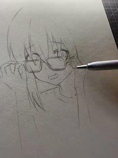How to anime draw. beautiful girl anime character drawing video step by step