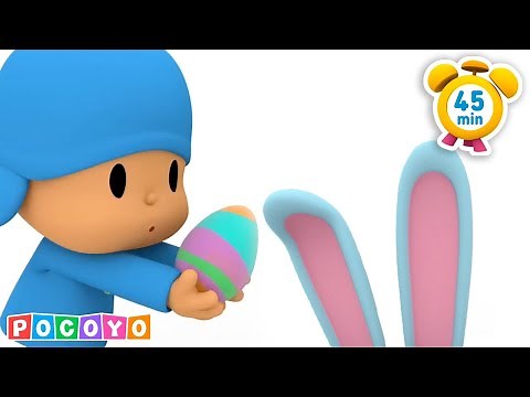 🐰 POCOYÓ en ESPAÑOL - El conejo de Pascua [ 50 min ] | CARICATURAS y DIBUJOS ANIMADOS para niños