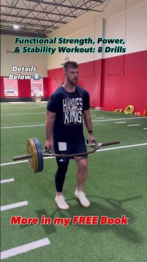 The HARDEST Functional Strength & CORE Stability Exercise!! Offset Trap Bar Farmer's Walk