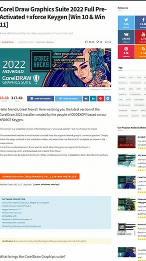 CorelDraw Graphics Suite 2022 Full (Multilanguage) Activated Crack Patch #xforcekeygens #xforce #xforcefamily #softwarefree #descargar #download #codex #codexgaming #keygens #corel #coreldraw #coreldraw_tutorial #coreldrawtips #coreldrawhack