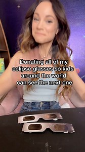 1.9M views · 7.6K reactions | US-made eclipse glasses can be mailed to: Eclipse Glasses USA, PO BOX 50571 Provo, UT 84605  they’ll donate them to areas where the next eclipse is happening  | Emily Calandrelli | Facebook