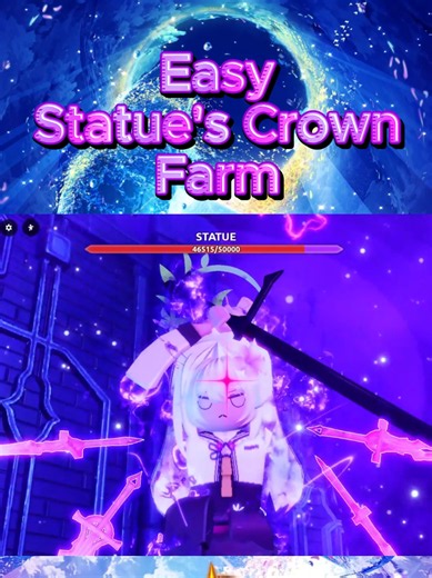 Easy Way To Farm Statue's Crown Roblox : Anime Final Quest #cidkagenou #shadow #fyppppppppppppppppppppppp #roblox #animefinalquest