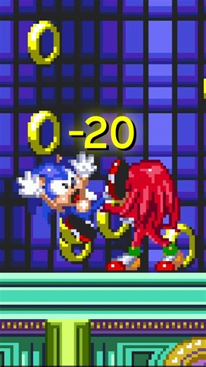 Sonic 3 A.I.R., but Sonic ONLY Lose 20 Rings! 🔥 "Modern Ring Loss" Mod 🔥Sonic 3 A.I.R. Mods Shorts