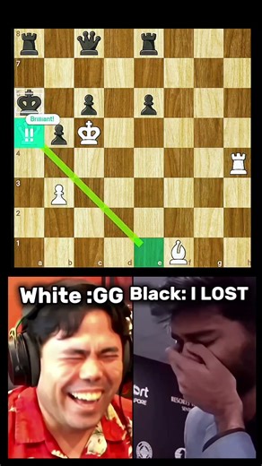 BRILLIANT CHESS TRAP - QUEEN SACRIFICE ‼️#chess #chessgame #chessplayer
