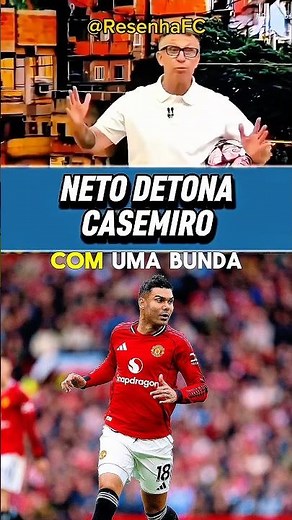 Neto slams Casemiro! #BrazilianNationalTeam #BrazilianFootball #BrazilianChampionship