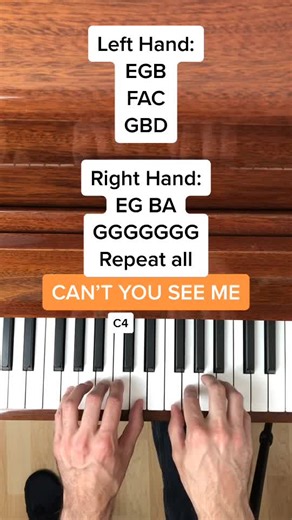 TXT Can’t You See Me Piano Tutorial