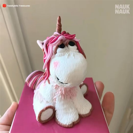 2.6K views · 18 reactions | ☀️ Sunday magic! ☀️ My chubby clay unicorns are starring in a little AI fun today 濾 I don’t only make pet portraits — sometimes I play with a bit of magic too ✨ Thinking of making (and maybe selling!) a few real ones again — non-moving, of course! What do you think?  #SundayVibes #ClayCuties #UnicornLove #HandmadeMagic #ClayArt #ArtistLife #polymerclayartist | Teddyella Treasures | Facebook