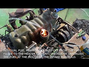 Air intake manifold flame preheater. Perkins 4.108 diesel engine. Pre-Heater Glow Plug. Cold start