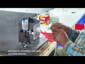 Hexogonal Battery Cable CRIMPING MACHINE Working Video | 2 sqmm -100 sq mm #voltmonk #trending