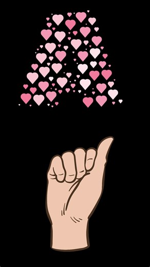 ABC Song for Kids ❤️ Heart Letters + Sign Language