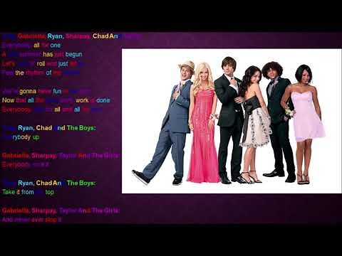 All For One High School Musical Lyrics