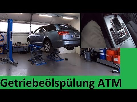 Getriebeölspülung Ölwechsel Automatikgetriebe Audi