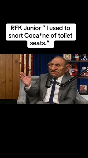 RFK Junior said he used to snort coca*ne off of toilet seats.##politics##rfkjr##republicans##whitehouse##democrats