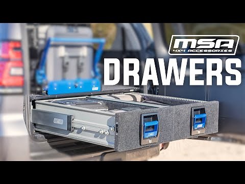 MSA 4X4 Storage Drawers | The Best Storage Solution For Your Vehicle