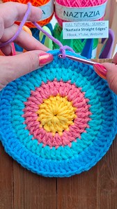 846K views · 10K reactions | Double crochet in the round with different yarn colors can be started by placing a slip knot on the crochet hook, making a single crochet, and then another single crochet. #reels #crochet #knitting #yarn #artist #pattern #tipsandtricks #embroidery #sewing #tutorial #naztazia | Naztazia | Facebook