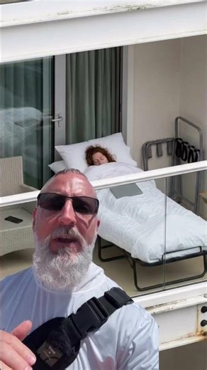 Sleeping on your cruise balcony is ridiculous
