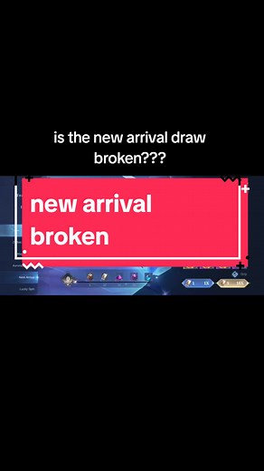 new arrival bug #mlbb #mlbbcreatorcamp #mobilelegends #newarrivalbug