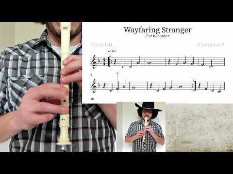 Wayfaring Stranger Recorder Play Along