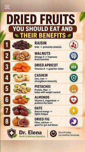Best dried fruits you should eat for better health