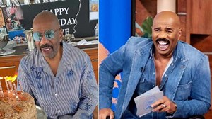 Steve Harvey refuses to swim with shark during his 65th birthday party on yacht
