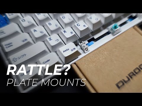 Rattling Stabilizers? Try This | Durock Plate Mount Stabs