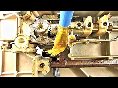 An easier way to clean & degrease a sewing machine with less parts removal.