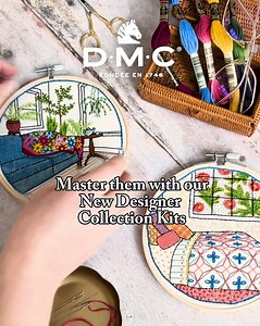Don’t miss out on Karin Fast’s expertly designed woven stitch embroidery kit – perfect to elevate your craft skills! | DMC | Facebook