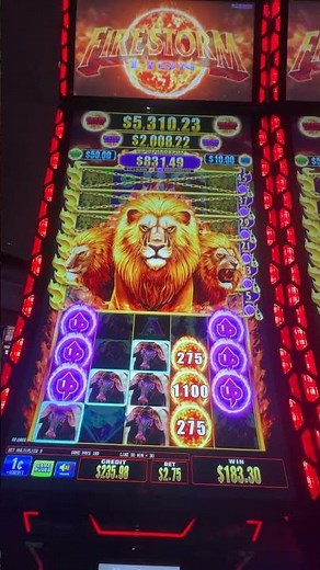 It’s a Mega Win @ Firestorm Lion slot machine