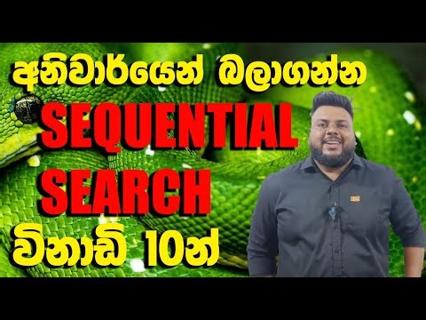 PYTHON SEQUENTIAL SEARCH 🐍