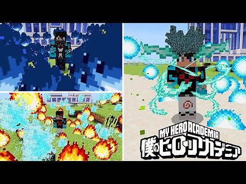 BOKU NO HERO ACADEMIA FULL Addon Minecraft PE || My Hero Academia mod for Minecraft PE