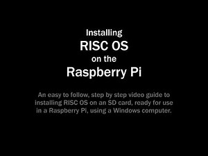 Installing RISC OS for use on a Raspberry Pi