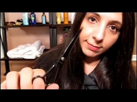ASMR Binaural Haircut Role Play for Relaxation