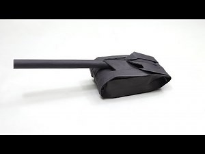 How to Make a Paper Tank - Easy Origami Tank