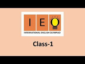 IEO Class-1 Question Paper
