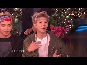 How BTS RM learning english at ELLEN SHOW 171127