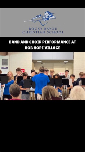 A special thank you to the incredible young musicians at Rocky Bayou Christian School! Thank you for coming to BHV and spreading Christmas cheer!❤ | Bob Hope Village