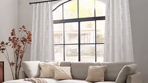 Mrs.Naturall Cream Curtains 92 Inches Long for Living Room 2 Panels Set,50% Blackout Room Darkening Curtains for Bedroom