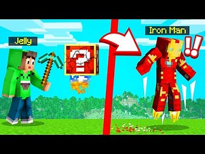 This LUCKY BLOCK Turned Me INTO IRONMAN! (Minecraft)