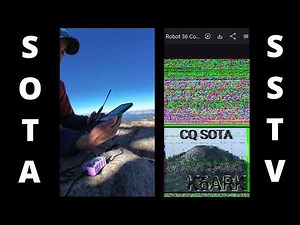 70cm Summit to Summit SSTV Fun at the Oregon SOTA Campout