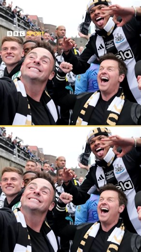 319K views · 7.1K reactions | Ant and Dec living their best life with the Newcastle squad! 懶 | Match of the Day | Facebook