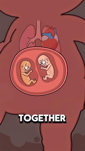 Why One baby Can Absorb Twin in the Womb 👶⚠️..!!#e2dhealth #animation #2dshow #fypシ #health