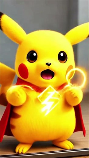 "The Super Pikachu is so cool!"! #pokemon #pikachu