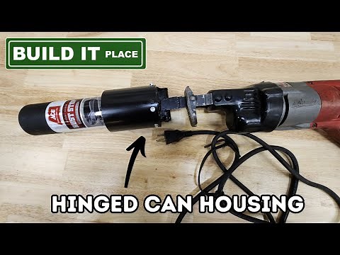 Spray Paint Can Shaker Using a Sawzall Reciprocating Saw - DYI - Model 0