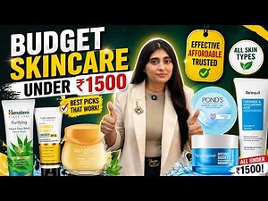 Budget Skincare Routine| Budget Skincare Products for Oily, Dry, Combination, Sensitive Skin types