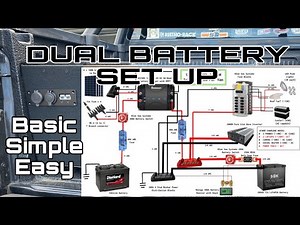 FORD RANGER DUAL BATTERY 12V SET UP PART 1 EASY and AFFORDABLE