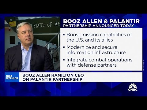 Booz Allen Hamilton CEO: AI is potentially the biggest change that will drive defense
