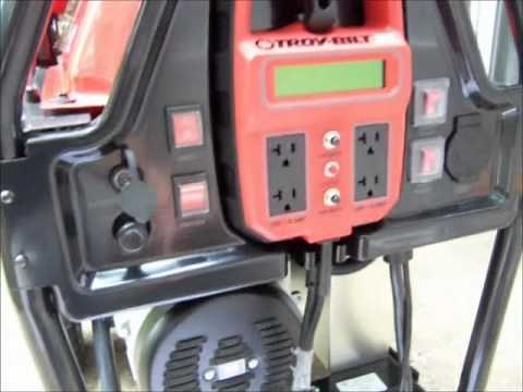 Troy Built XP 7000 Generator Suncast Shed