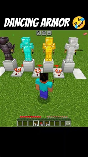 //Minecraft: Dancing Armor // #minecraft #shortsminecraft